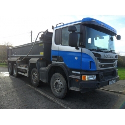 2014 SCANIA P410 8X4 EURO 6 Tipper